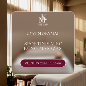 Sportinis viso kūno masažas _ Vilnius 2026.11.03-04
