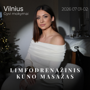 Limfodrenažinis kūno masažas _ Vilnius 2026.07.01-02