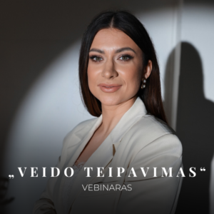 Vebinaras "Veido teipavimas"