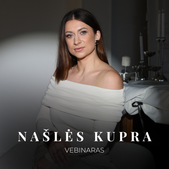 Vebinaras Našlės kupra