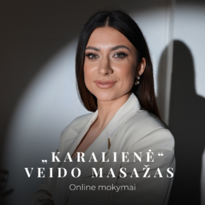 Veido masažo mokymai_Karalienė