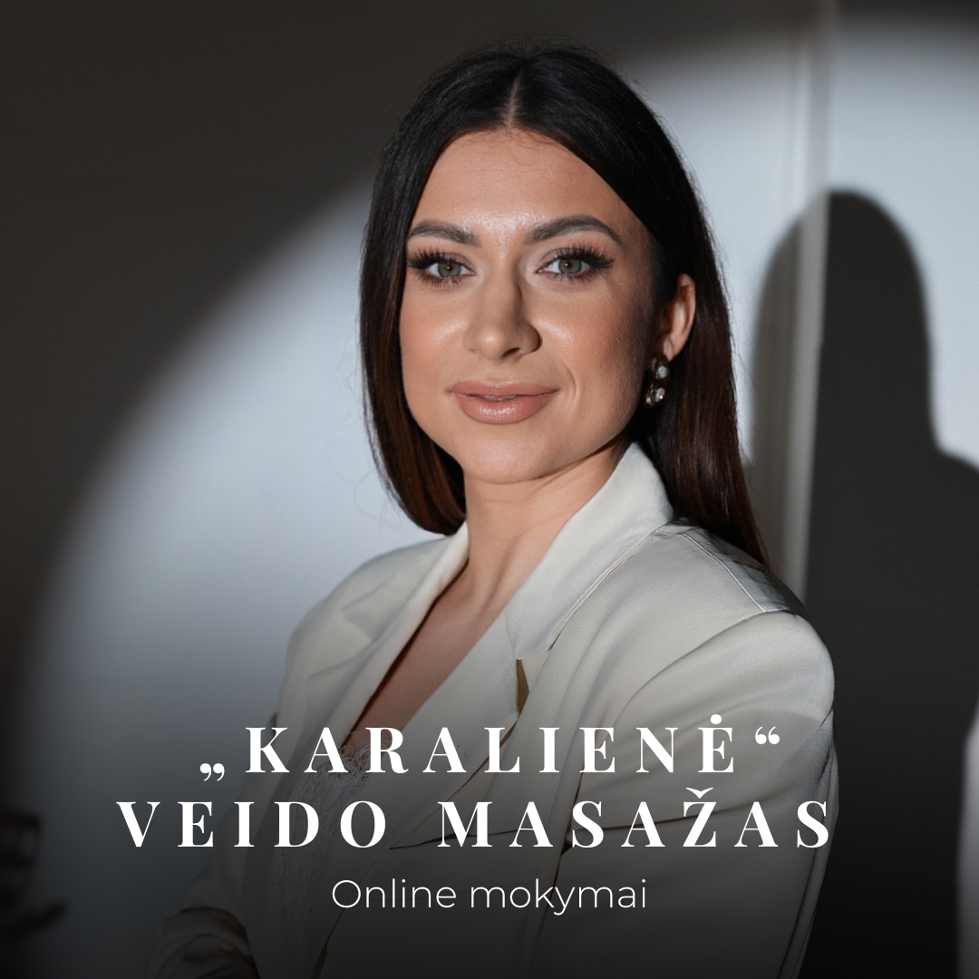 Veido masažo mokymai_Karalienė