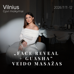 Veido masažas "Face Reveal + Guasha" _ Vilnius 2026.11.11-12
